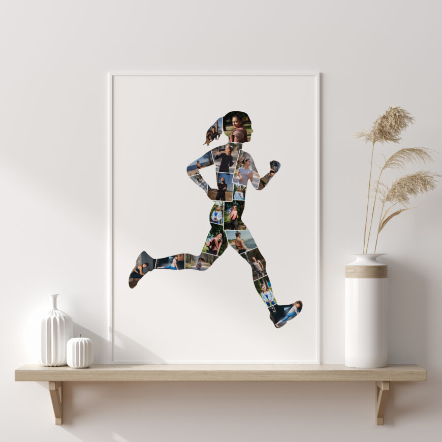 Chica Runner Photo Collage