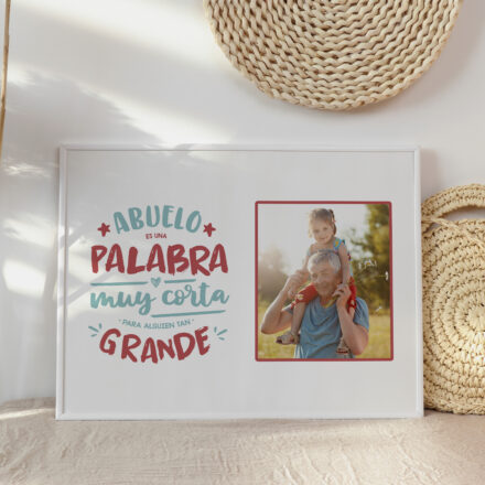 Lámina Personalizada Palabra Corta